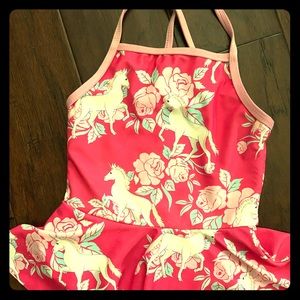 Unicorn toddler swimsuit